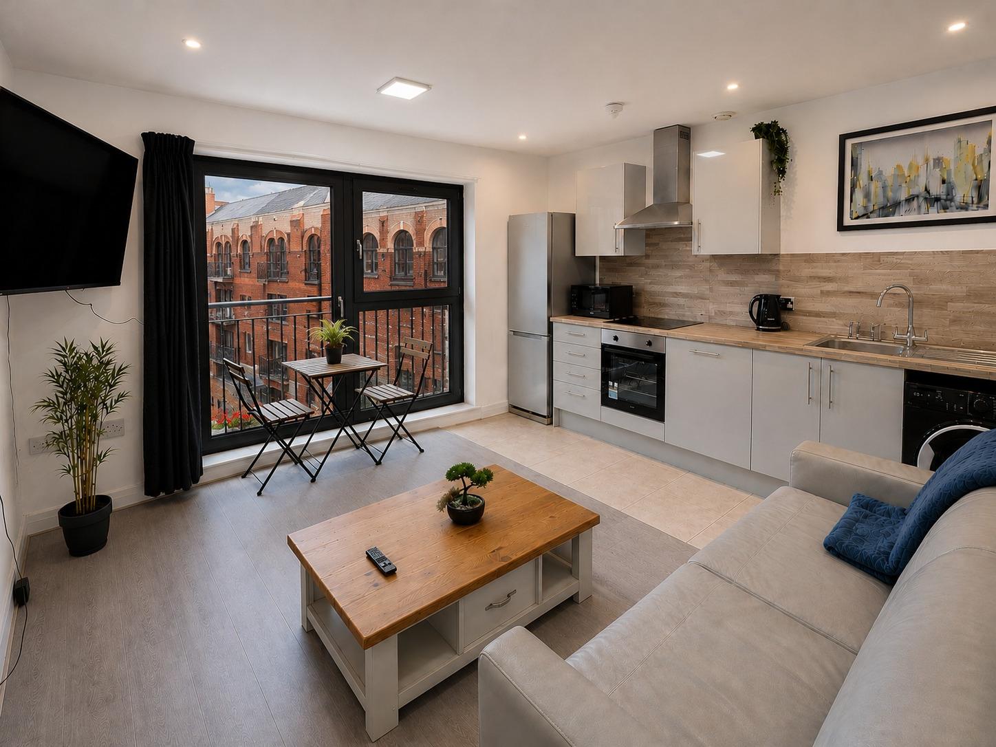 Inclusive 1BR Central Abode w Parking and Balcony1